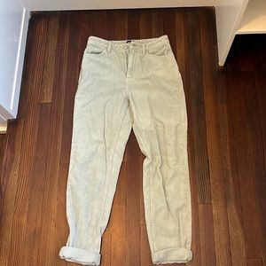 Mint green BDG corduroys